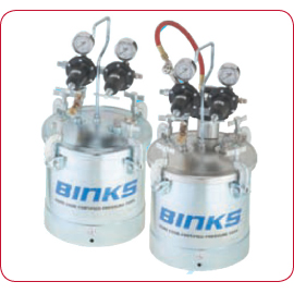 Binks Pressure Feed Containers & Agitators