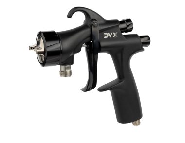 Binks DeVilbiss DVX manual spray gun with rapid flow & consistent patters for demanding industrial coatings