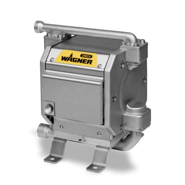 Wagner Unica 3-125 high-pressure diaphragm pump for high-volume feeding and spraying, suitable for high-viscocity material feeding and demanding industrial coatings