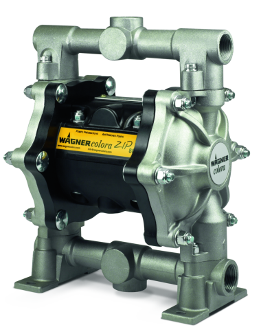 Robust Wagner Zip 80 diaphragm pump for high-volume liquid feeding and spraying for demanding industrial coatings