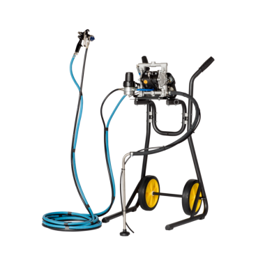 Lightweight fully customisable Wagner Zip 52 Spraypack, ready to spray for general industrial coatings