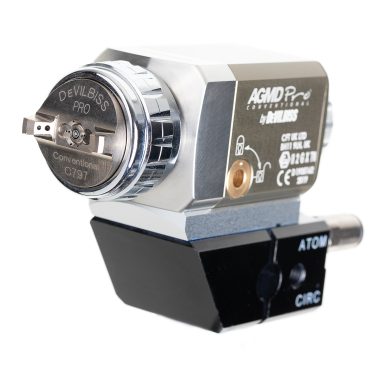 Binks DeVilbiss AGMD Pro automatic spray gun for high-volume industrial coatings