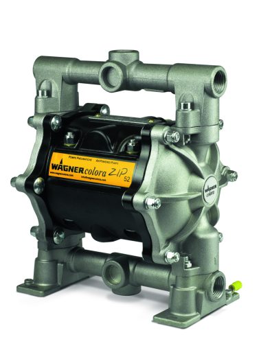 Robust Wagner Zip 52 diaphragmn pump for high-volume liquid feeding and spraying for demanding industrial coatings