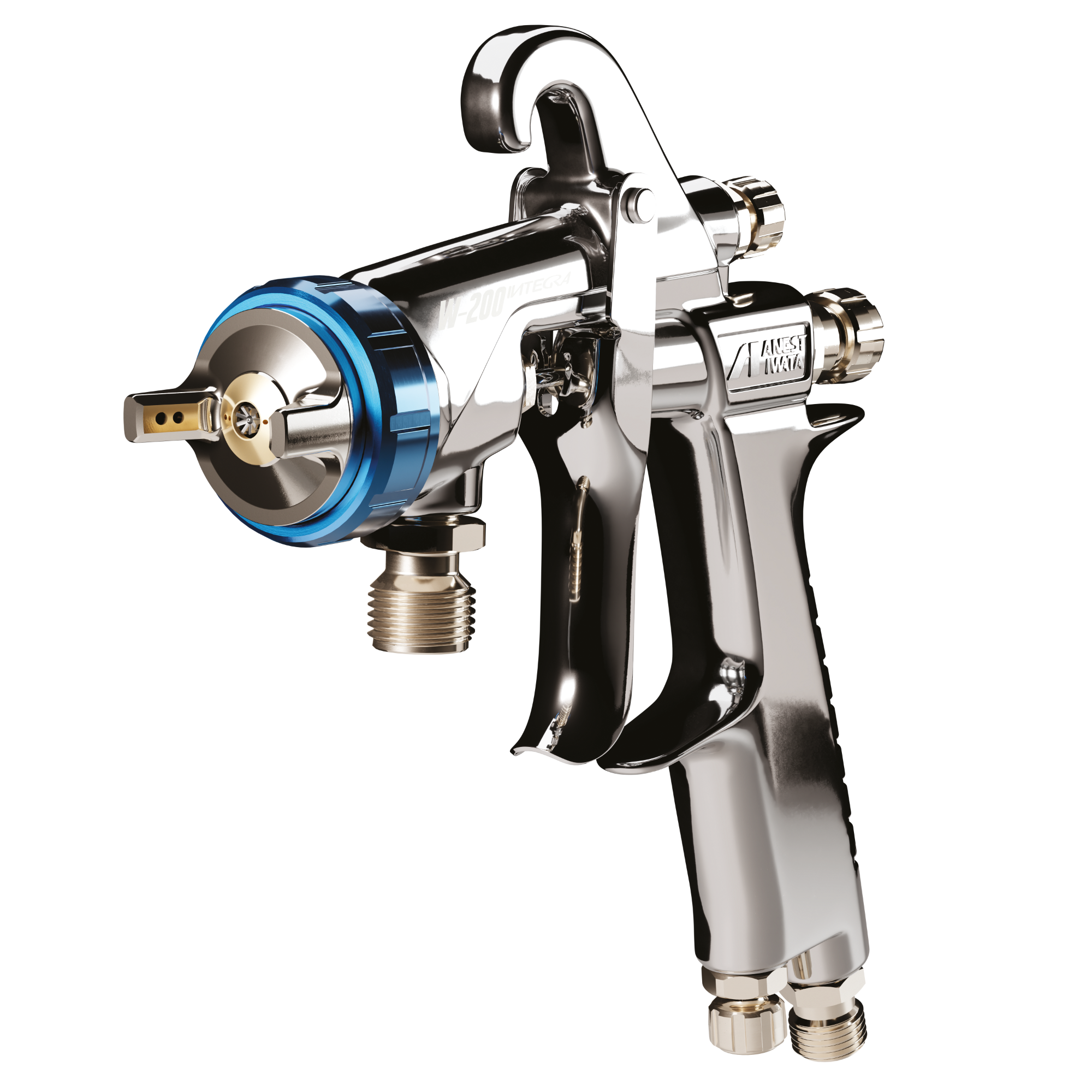 Lightweight comfort Anest Iwata W-200 Integra manual spray gunfor industrial coatings