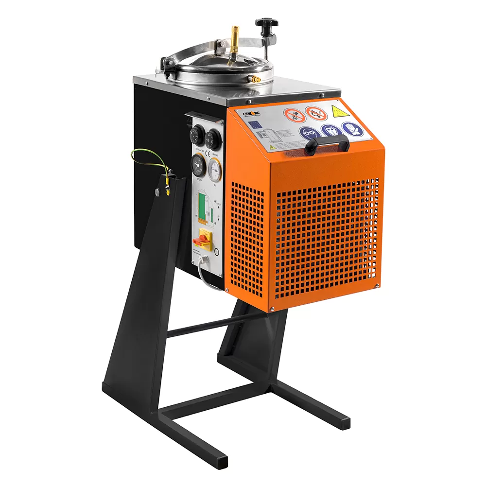 High-volume Ciemme Smart K16 solvent recovery unit for material waste reduction