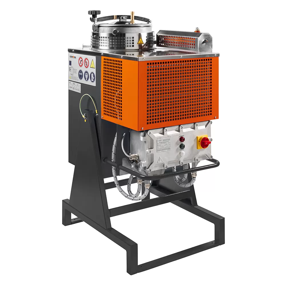 High-volume Ciemme Smart K30 solvent recovery unit for material waste reduction